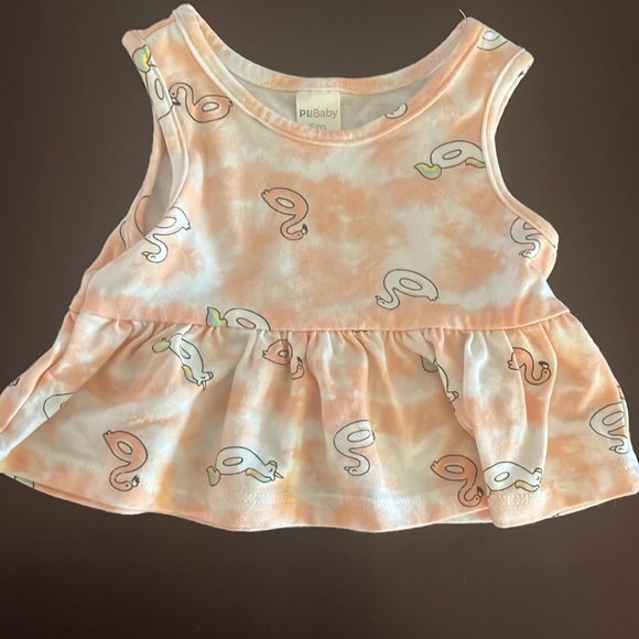 PL baby sundress, shorts and head band, 6M - Picture 3 of 6